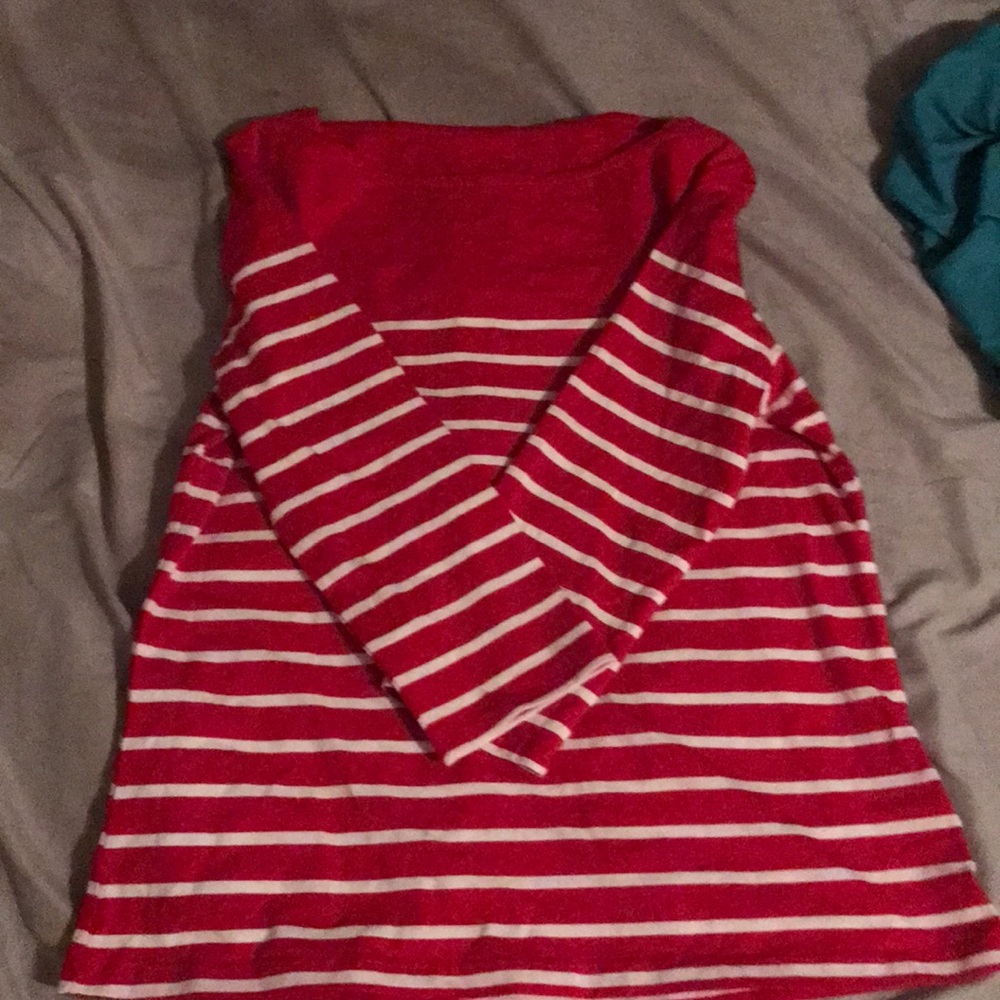 Red and White striped shirt!